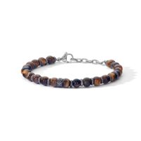 Pulsera Comete Hombre District in  Acero quirúrgico Occhio di tigre UBR 1243 - UBR 1243